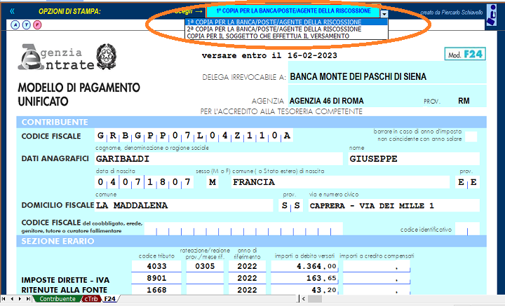 Ravvedimento UNUS   F24 10 